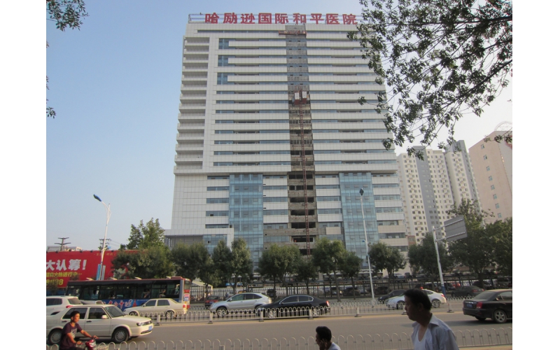 哈勵(lì)遜國(guó)際和平醫(yī)院LED外露發(fā)光大字工程