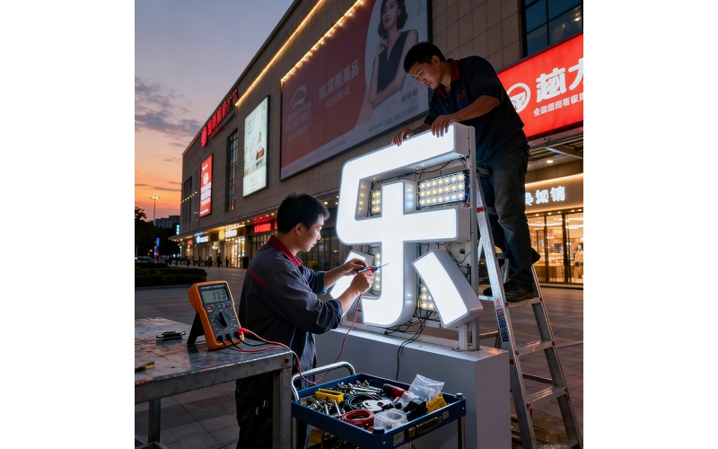 匠心鑄字，點亮品牌 —— 山東原實科技 LED 發光字工程全方位服務